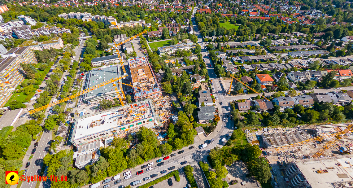 02.09.2023 - eine neue Baugrube auf dem Alexisquartier in Neuperlach